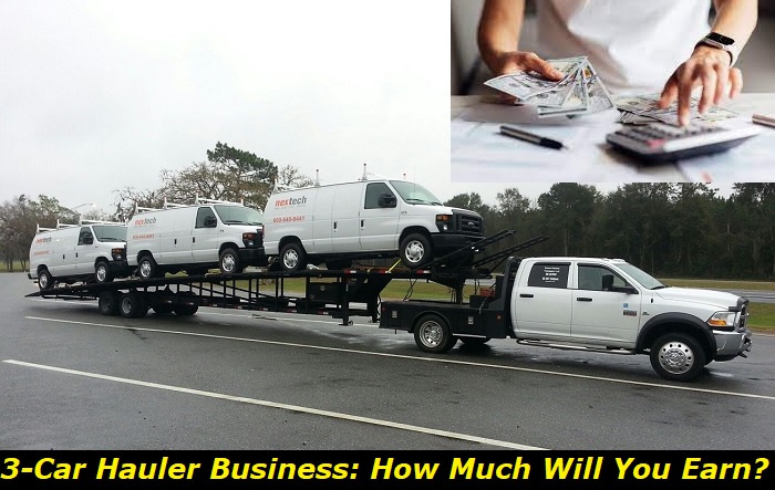 3-car hauler how much earn